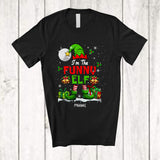 MacnyStore - Personalized Custom Name I'm The Funny Elf; Wonderful Christmas Elf Costume Snowing; Family T-Shirt