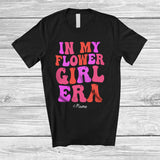 MacnyStore - Personalized Custom Name In My Flower Girl Era; Lovely Mother's Day Wedding Bridal; Family T-Shirt