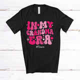 MacnyStore - Personalized Custom Name In My Grandma Era; Awesome Mother's Day Pregnancy Flowers; Family T-Shirt