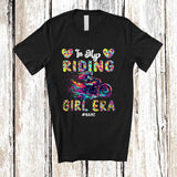 MacnyStore - Personalized Custom Name In My Riding Girl Era; Joyful Summer Riding Colorful; Women Family T-Shirt