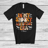 MacnyStore - Personalized Custom Name In My Spooky Accountant Era; Amusing Halloween Boo Proud Job T-Shirt