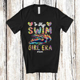 MacnyStore - Personalized Custom Name In My Swim Girl Era; Joyful Summer Swimming Swimmer Colorful; Family T-Shirt