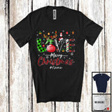 MacnyStore - Personalized Custom Name LOVE Merry Christmas; Proud Plaid Barber Tools; Jobs Careers T-Shirt