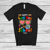 MacnyStore - Personalized Custom Name Last Day Of School; Joyful Summer Sunglasses Student Teacher T-Shirt