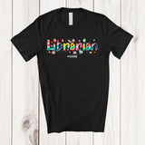 MacnyStore - Personalized Custom Name Librarian; Amazing Easter Bunny Eggs Hunting; Family Group T-Shirt