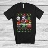 MacnyStore - Personalized Custom Name Liftmas; Merry Christmas Muscle Unicorn Weightlifting; Sweater Workout T-Shirt