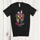 MacnyStore - Personalized Custom Name Lunch Lady; Fantastic Easter Egg Shape Bunny; Jobs Family T-Shirt