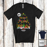MacnyStore - Personalized Custom Name Mandolin Christmas Tree; Lovely Gnome Musical Instruments Player T-Shirt