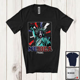 MacnyStore - Personalized Custom Name Merica, Humorous 4th Of July Liberty Whippet Owner, Patriotic T-Shirt