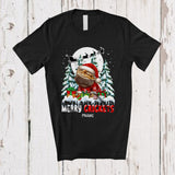 MacnyStore - Personalized Custom Name Merry Crickets; Humorous Christmas Moon Tree Santa Bearded Dragon T-Shirt
