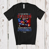 MacnyStore - Personalized Custom Name Metric System Can't Measure Freedom; Joyful 4th of July Uncle Sam Patriotic T-Shirt