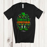 MacnyStore - Personalized Custom Name Mom Leprechaun; Amazing St. Patrick's Day Lucky Shamrock; Family T-Shirt