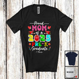 MacnyStore - Personalized Custom Name Mom Of A 2025 Pre-K Graduate; Amusing Mother's Day Graduation T-Shirt