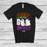 MacnyStore - Personalized Custom Name Mom Of The Boo Crew; Adorable Halloween Boo Ghost; Family T-Shirt
