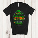 MacnyStore - Personalized Custom Name Mommy Leprechaun; Amazing St. Patrick's Day Lucky Shamrock; Family T-Shirt