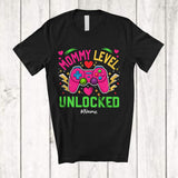 MacnyStore - Personalized Custom Name Mommy Level Unlocked; Joyful Mother's Day Game Controller; Gamer T-Shirt
