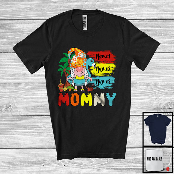 MacnyStore - Personalized Custom Name Mommy, Cute Summer Vacation Gnome Sunglasses, Family Group T-Shirt