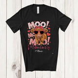 MacnyStore - Personalized Custom Name Mommy; Lovely Mother's Day Cattle Cow Sunglasses; Farm Farmer T-Shirt