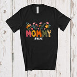 MacnyStore - Personalized Custom Name Mommy; Lovely Mother's Day Flower Floral Mommy; Proud Family Group T-Shirt