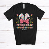 MacnyStore - Personalized Custom Name Mother in law; Amazing Easter Bunny Ear Egg Hunting; Family Group T-Shirt