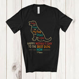 MacnyStore - Personalized Custom Name Mother's Day To Best Dog Mom; Lovely Mother's Day Paws; Vintage T-Shirt