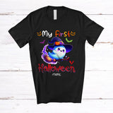 MacnyStore - Personalized Custom Name My First Halloween; Adorable Costume Pumpkins Boo Witch; Family T-Shirt
