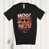 MacnyStore - Personalized Custom Name Nana; Lovely Mother's Day Cattle Cow Sunglasses; Farm Farmer T-Shirt