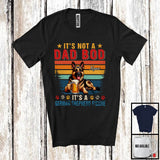 MacnyStore - Personalized Custom Name Not A Dad Bod It's A German Shepherd Figure, Vintage Father's Day Beer T-Shirt