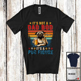 MacnyStore - Personalized Custom Name Not A Dad Bod It's A Pug Figure, Vintage Father's Day Beer T-Shirt