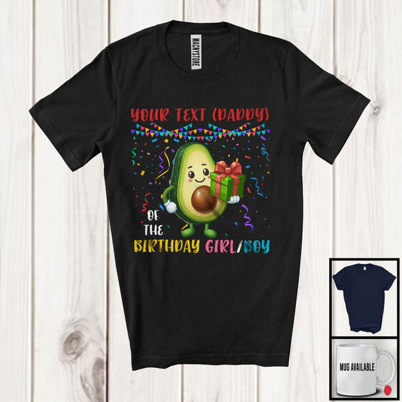 MacnyStore - Personalized Custom Name Of The Birthday Boy Girl, Adorable Birthday Avocado Lover, Family Group T-Shirt