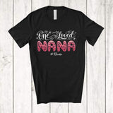 MacnyStore - Personalized Custom Name One Loved Nana; Adorable Mother's Day Leopard; Family T-Shirt