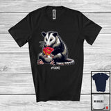 MacnyStore - Personalized Custom Name Opossum Holding Donut, Adorable Opossum Chef Cooking, Food T-Shirt
