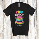 MacnyStore - Personalized Custom Name Pancake Pride; Amazing LGBTQ Pride Pansexual Pancake Lover T-Shirt