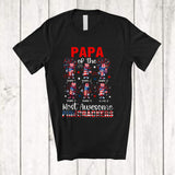 MacnyStore - Personalized Custom Name Papa Of The Most Awesome Firecrackers; Lovely 4th Of July Fireworks T-Shirt