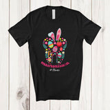 MacnyStore - Personalized Custom Name Paraprofessional; Fantastic Easter Egg Shape Bunny; Jobs Family T-Shirt