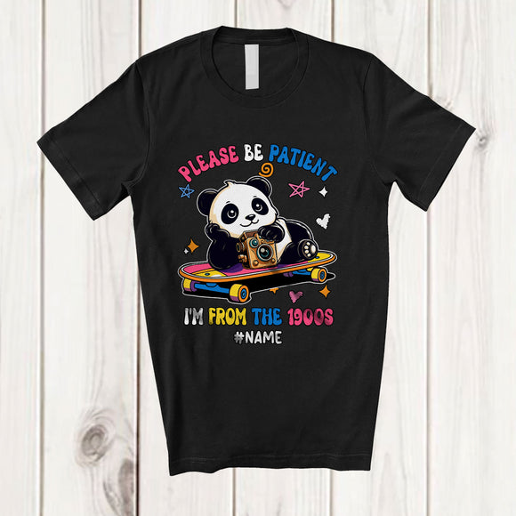 MacnyStore - Personalized Custom Name Patient I'm From The 1900s; Lovely Panda Old Classic; Family T-Shirt