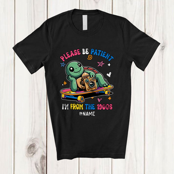 MacnyStore - Personalized Custom Name Patient I'm From The 1900s; Lovely Turtle Old Classic; Family T-Shirt
