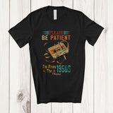 MacnyStore - Personalized Custom Name Patient I'm From the 1950s; Proud Birthday Cassette Tape Old Classic Music T-Shirt