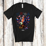 MacnyStore - Personalized Custom Name Patriotic Squad; Joyful 4th Of July Sausage Riding Eagle Food Lover T-Shirt