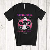 MacnyStore - Personalized Custom Name Pekingeses People Creepy; Amazing Halloween Boo Ghost Family T-Shirt