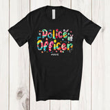 MacnyStore - Personalized Custom Name Police Officer; Amazing Easter Bunny Eggs Hunting; Family Group T-Shirt