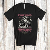 MacnyStore - Personalized Custom Name Postal Worker Therapy Is Expensive; Humorous Women Proud Jobs T-Shirt