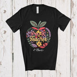 MacnyStore - Personalized Custom Name Pre-K Teacher; Amazing Back To School Apple Fruit Floral T-Shirt