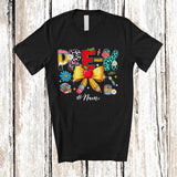 MacnyStore - Personalized Custom Name Pre-K; Lovely Back To School Teacher Leopard Coquette Pencil Bow T-Shirt