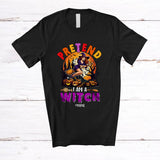 MacnyStore - Personalized Custom Name Pretend I Am A Witch; Amusing Halloween Moon Witch; Family T-Shirt
