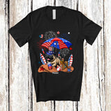MacnyStore - Personalized Custom Name Pug Relax Wait For 4th of July; Lovely US Flag Patriotic T-Shirt