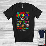 MacnyStore - Personalized Custom Name Ready For 3rd Grade, Colorful Last Day Of School Things, Students T-Shirt