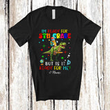 MacnyStore - Personalized Custom Name Ready For 5th Grade; Amusing First Day Of School Pencil Riding T-Rex T-Shirt