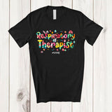 MacnyStore - Personalized Custom Name Respirator Therapist; Amazing Easter Bunny Eggs Hunting; Family Group T-Shirt