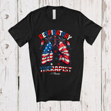 MacnyStore - Personalized Custom Name Respiratory Therapist; Cheerful 4th of July America Flag Lungs T-Shirt